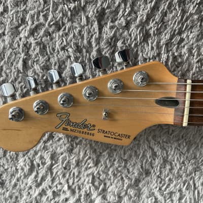 Fender Standard Stratocaster 2003 MIM Sunburst Lefty Left-Handed Strat Guitar image 5