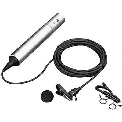 Sony ECM 44B Omni-Directional Electret Condenser Lavalier Microphone XLR Connector image 1