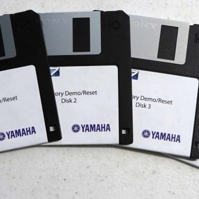 Yamaha EX7 Demo/Reset Disk Set