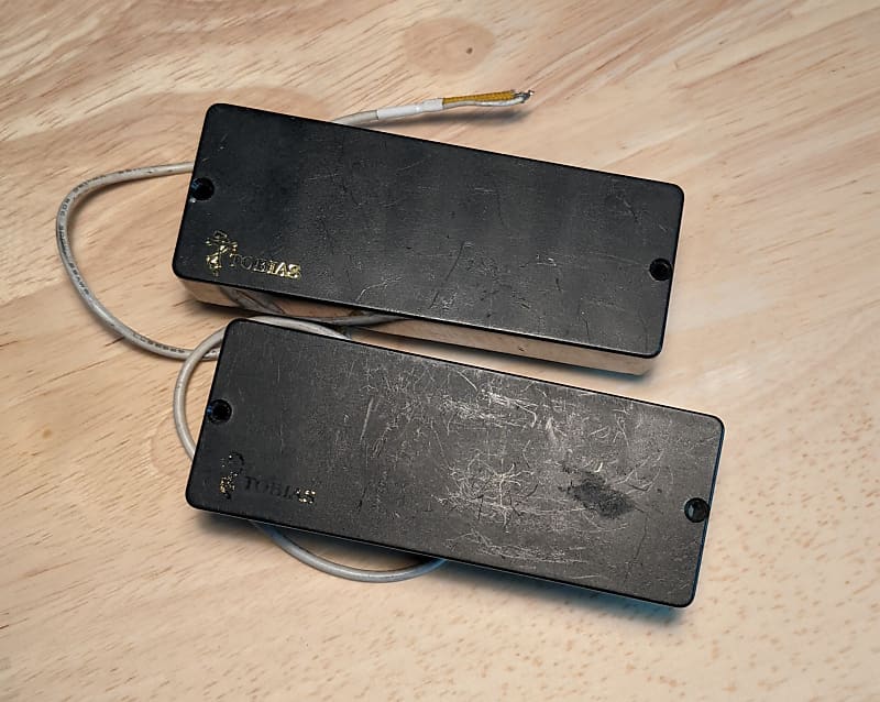 Tobias DX5 Bass Pickup Set, Black, Fender | Reverb