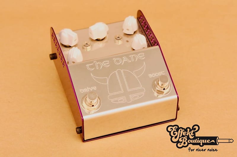 ThorpyFX The Dane Peter Honore Signature Overdrive / Boost 2010s - Silver / Purple Bild 1