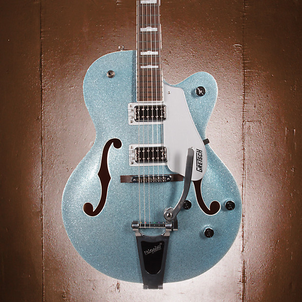 Gretsch Limited Fsr G5420T Electromatic Hollow Body Electric Guitar- Ice Blue Metal Flake image 1
