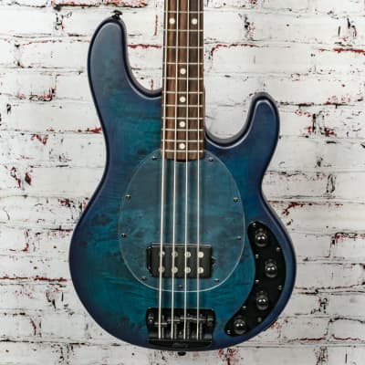 Sterling - StingRay 4 - Electric Bass Guitar - Neptune - w/Bag - x9525 - USED