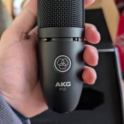 AKG P120 General-Purpose Medium Diaphragm Cardioid Condenser Microphone 2010s - Black image 3