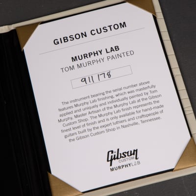 Gibson Custom Shop Made 2 Measure Murphy Lab '59 Les Paul Standard Murphy Painted Ultra Heavy Aged Honey Lemon Fade/NOS image 19