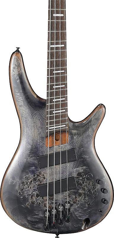 Ibanez SRMS800 SR Bass Workshop Multi Scale 4-String Bass Guitar, Deep Twilight image 1