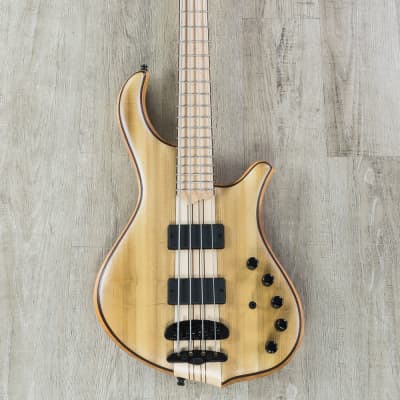Mayones Slogan Classic 4 4-String Electric Bass Myrtlewood Trans Natural w/ Case image 13