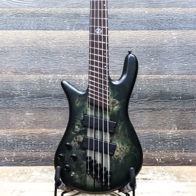 Spector NS Dimension 5 Left-Handed Multi-Scale Haunted Moss Matte Electric Bass w/Bag for sale