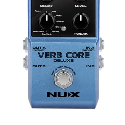 NuX Verb Core Deluxe Reverb Pedal 8- Reverb modes.  New! image 4