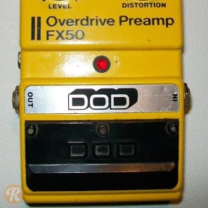 ギター DOD Overdrive Preamp FX50 DOD FX50 Overdrive Preamp Pedal - Evolution Music