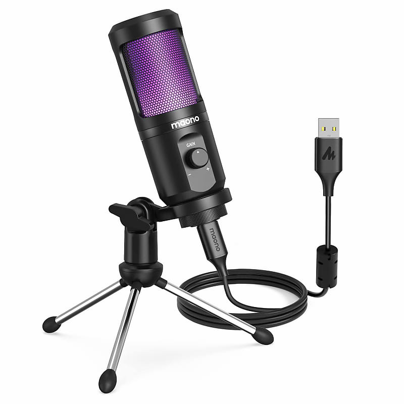 FIFINE USB Metal Condenser Microphone and XLR Podcast Microphone Cardioid  Studio Microphone for Laptop MAC or Windows，Voice-Over Streaming,Recording