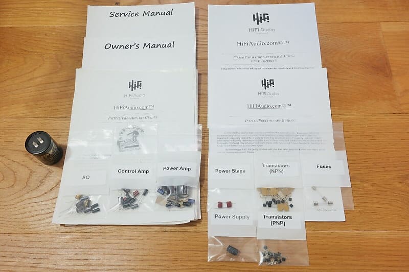 Pioneer SA-5200 restoration kit filter capacitor repair rebuild fix  			