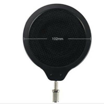 BOP Cover Shock mount and Pop Filter for Lewitt studio mics, Audio-Technica, Neuman, etc shock-mount image 4