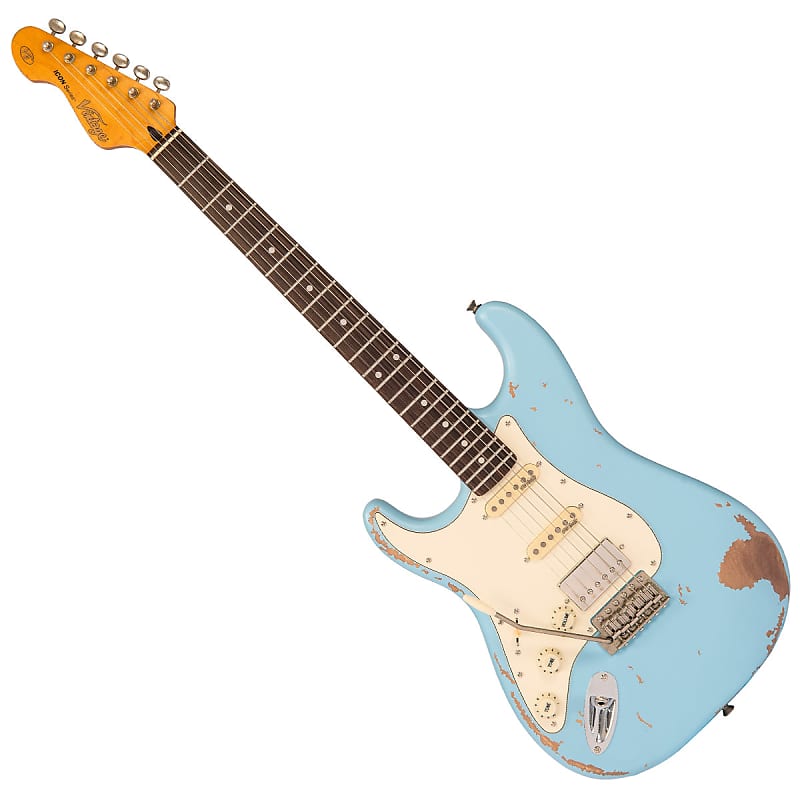 レア!Vintage Icon V6 Stratocaster Guitar 3TS JHS ヴィンテージ