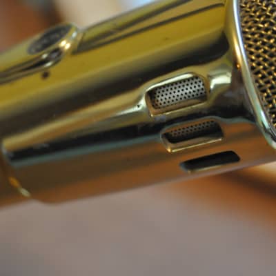 Electro Voice 664 mic with 418 desk stand - GOLD plated from the factory 1960's - Gold image 13