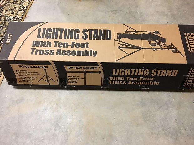 On-Stage LS7730 10.75' Lighting Stand w/ 10' Truss image 1