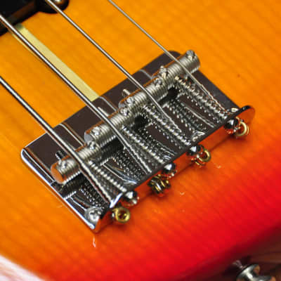 Fender Rarities Flame Ash Top Jazz Bass Plasma Red Burst image 6