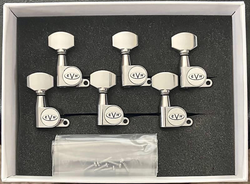 Genuine EVH Chrome Tuners/Tuning Machines 3x3 Reverb