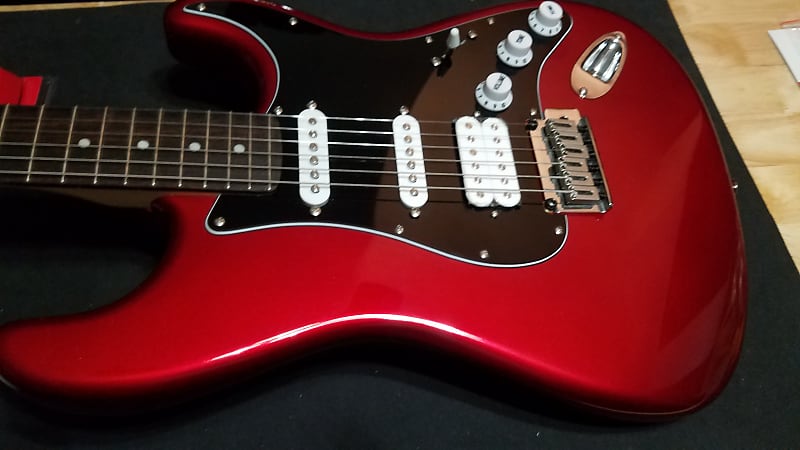 Upgraded SQUIER by FENDER Stratocaster Standard Series | Reverb