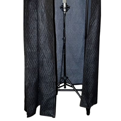 Vocal Recording Booth - SK Full Size Walk In Studio Vocal Isolation Booth with Canopy Roof for Home & Pro Studio image 2