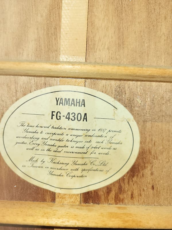 YAMAHA ギター FG-430A - ギター