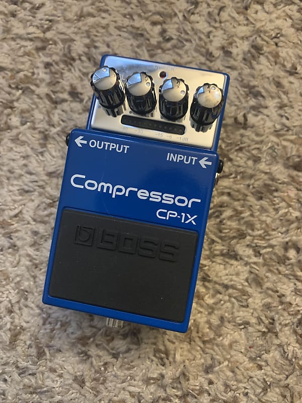 Boss CP1X Compressor Blue Reverb