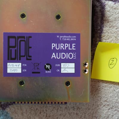 Purple Audio Biz Mk 500 Series Mic Preamp / Line Driver Module 2010s - Purple (2 of 2) image 7