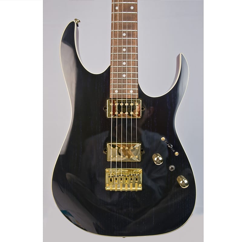 Ibanez RG421HPAH-BWB RG High Performance Series Electric Guitar Blue Wave Black image 1