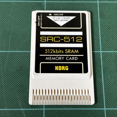 Korg SRC-512 512kbits SRAM MEMORY CARD 01/W, X3, 03R/W