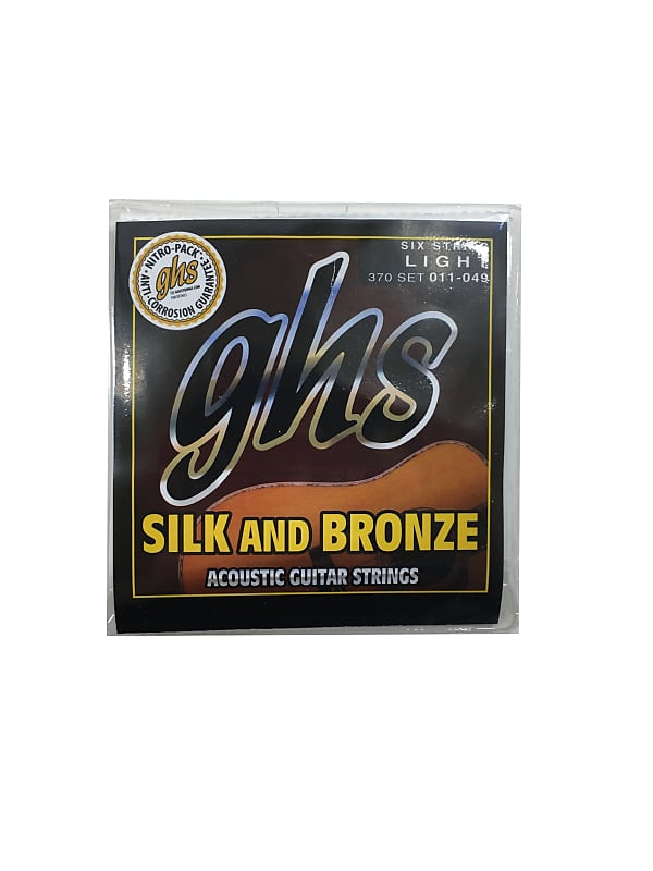 GHS Guitar Strings Acoustic Silk and Bronze Light 11 49