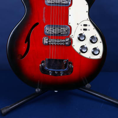 Silvertone S1453 Rebel 1968 - RedBurst / Light as a Feather! image 5