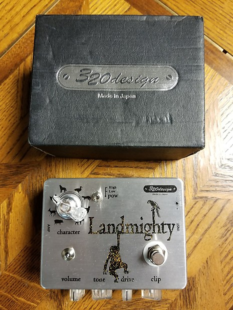 320 Design Landmighty Overdrive Distortion Pedal USA!