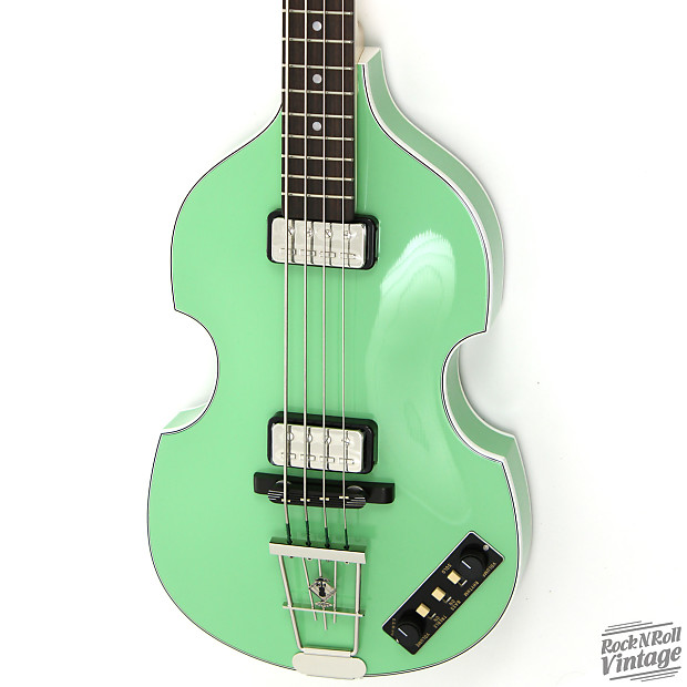 Hofner 500/1 Gold Label Violin Bass Surf Green B-Stock image 1