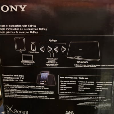 Sony  RDP-XA700iPN X Series Wireless Personal Audio Speaker for Lighting iPhone,iPod& Apple in Original Packaging image 5