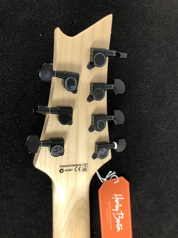 Harley Benton R-457 Matte Black 7-String Guitar w/ Active Harley Benton R-457 Matte Black 7-String Guitar w/ Active