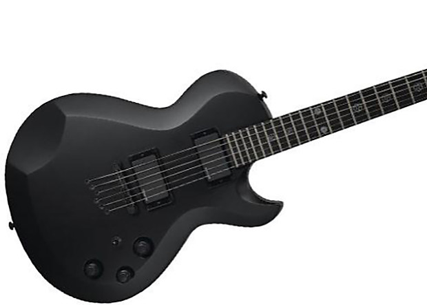 Cort EVL Z4 Pentagram single cut goth EMG Satin w case +