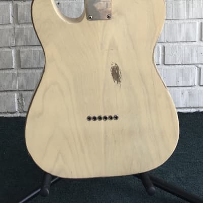 2016 Breaze  50’s Custom T  Blonde Ash Electric Guitar image 6