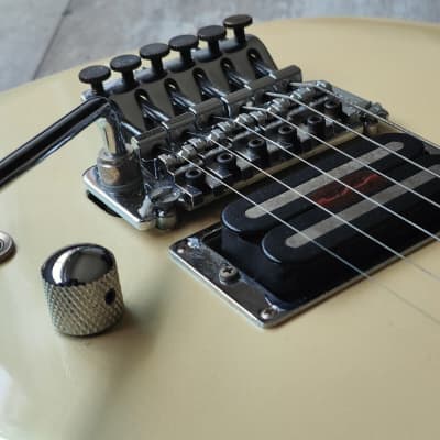 1985 Rockoon/Schaller Japan (by Kawai) RG Series "Thumb" Guitar (Pearl White) image 5