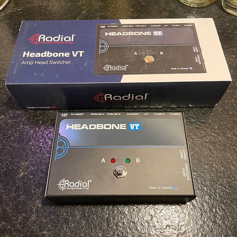 Radial Headbone VT Amp Head Switcher 2022 Black Reverb