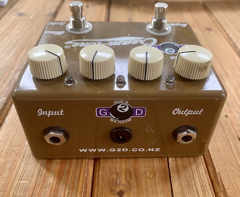 G2D Cream Tone CreamTone Overdrive & Boost Pedal. Boutique Tone From New  Zealand. True Bypass.