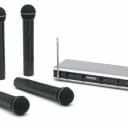 Samson Stage V466 VHF Quad Vocal Wireless Handheld Microphone System (4x Mics)