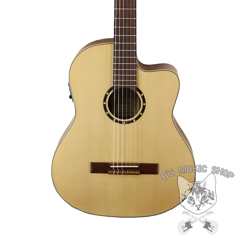 Ortega RCE125SN Family Series Full Size Nylon String Guitar - Natural w/Gig Bag image 1