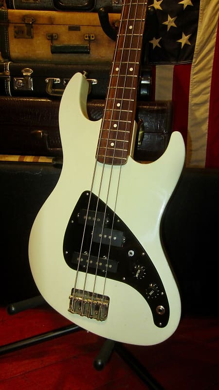 ~1990 Fender JP-90 Jazz Precision Bass White image 1