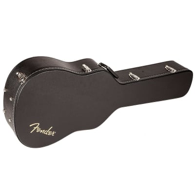 Fender Flat-Top Dreadnought Acoustic Guitar Case, Black for sale