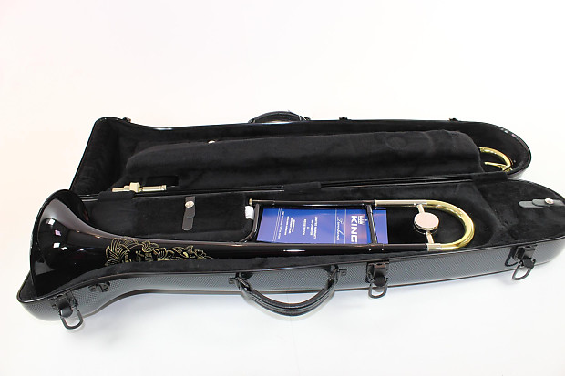 King 3B Professional .508 Bore Trombone MINT CONDITION BLACK