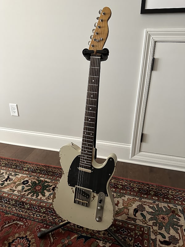 Telecaster Partscaster with Andy Wood Signature Pickups 2021 - Cream image 1
