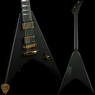 Jackson USA Select Custom Shop King V 2H TOM - Satin Black image 1