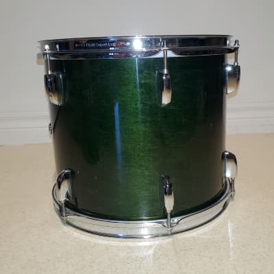 VTG PEARL Emerald Mist Tom Drum 13"x11" Maple Prestige Session - Gorgeous Clean image 3