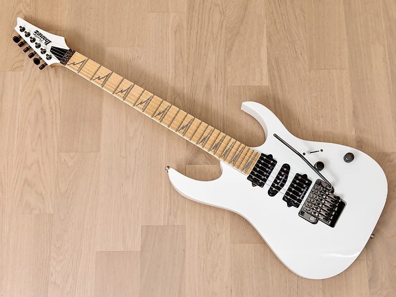 2011 Ibanez Prestige RG2570MZ HSH White w/ Maple Fretboard