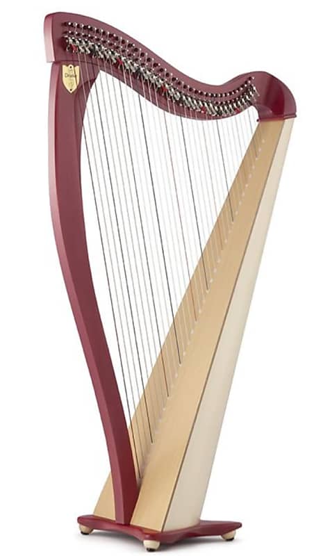 34 string lever deals harp